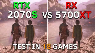 RX 5700 XT vs RTX 2070 SUPER | Test In 18 Games at 1080p | 2023