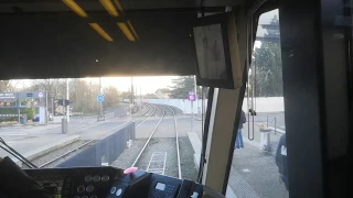 [Tram Cab Ride] Lyon Rhônexpress / Gare Part-Dieu - Villette ➡ Aéroport de Lyon-Saint-Exupéry