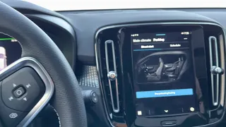 Pre-Conditioning Full Electric Volvo XC40 Recharge from Inside !!