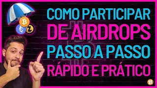 💎COMO PARTICIPAR DE AIRDROPS GRATUITOS! | PASSO A PASSO COMPLETO!