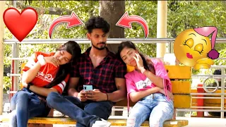 If Two Girls Falling Asleep on You at the Same Time Prank || PART - 1 || Sarita Patel ||