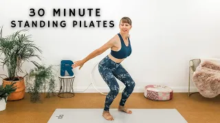 30 Minute Standing Pilates to Build Stronger Legs, Better Balance and Core Strength