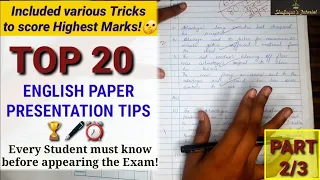 Top 20 English Paper Presentation TIPS| Every Student must know🏆