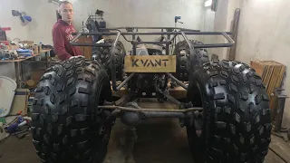 Устанавливаем шины низкого давления AVTOROS X-TRIM на квадроцикл KVANT. Устройство тормозной системы