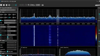 M12 russian morse code numbers station in 9046 kHz CW