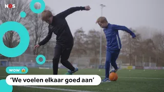 Jos en Teun zijn supergoed in voetbal-trucs