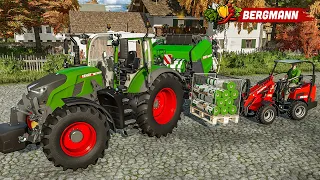 LS22: Die Ballenpresse läuft! Jetzt mit Netzfolie | Hof Bergmann #3 | LANDWIRTSCHAFTS SIMULATOR 22