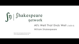 All's Well That Ends Well  - The Complete Shakespeare - HD Restored Edition