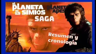 El planeta de los simios. SAGA, Resumen y Cronología.