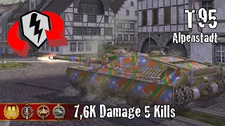 T95  |  7,6K Damage 5 Kills  |  WoT Blitz Replays