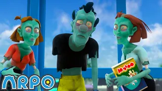 ARPO the Robot | Supermarket Terrors - ZOMBIE!! | Funny Cartoons for Kids | Arpo and Daniel