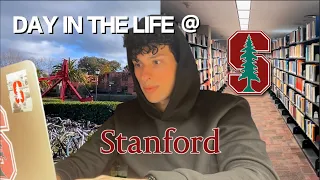 A Day in the Life of a STANFORD Student! (Workaholic Premed)