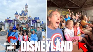 GOING TO DISNEYLAND FOR THE FIRST TIME WITH A BROKEN ARM | THE MOVIE | WHAT CAN YOU DO WITH A CAST?