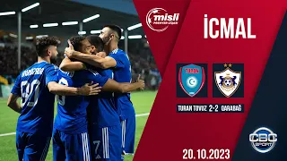 Turan Tovuz 2:2 Qarabağ | Misli Premyer Liqası, 10-cu tur | İCMAL