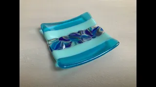 Our first Fused Glass Puddle project.