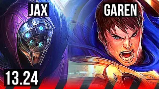 JAX vs GAREN (TOP) | 6/1/3, 500+ games, Dominating | KR Master | 13.24