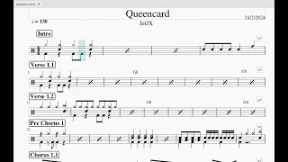 G-IDLE - Queencard ( Drum sheet music )