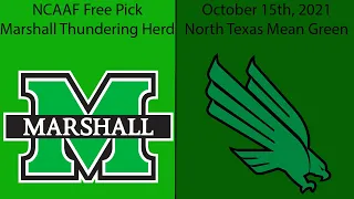 NCAAF Free Pick for October 15th, 2021 - Marshall @ North Texas | Earle Sports Bets