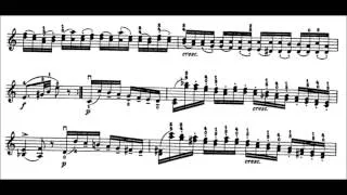 Niccolò Paganini - Caprice for Solo Violin, Op. 1 No. 18 (Sheet Music)