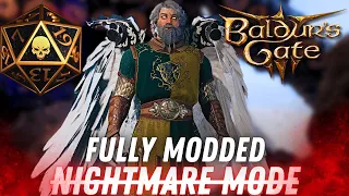 Baldur's Gate 3 FULLY MODDED NIGHTMARE HONOUR MODE | PERMADEATH | PART 9 | (PC 2024)