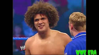 John Cena vs Carlito & John Cena Gets Arrested By JBL WWE SMACKDOWN 2005