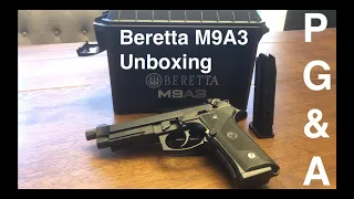 Unboxing Beretta M9A3 in Black
