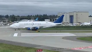 Boeing Dreamlifter 747 at Payne Field Everett Washington