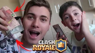 X1 VALENDO DINHEIRO DE VERDADE NO CLASH ROYALE