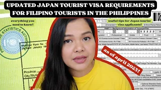 Latest Japan Tourist Visa Requirements for Filipinos APR 2023 | The Beauty Junkee Vlogs