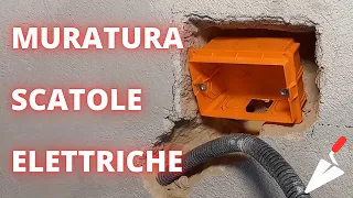 Come murare cassetta elettrica