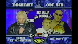 October 8th 2005 Columbia, TN USA Championship Wrestling Commercial