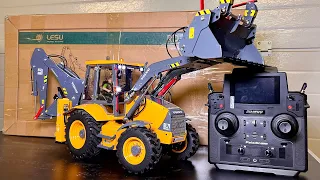The BEST NEWS VOLVO BL71, RC LESU, RC Hydraulic Backhoe Loader 1/14| UNBOXING