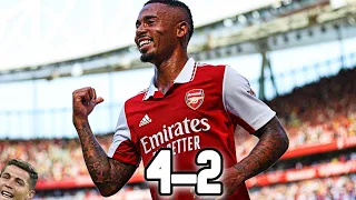 REACTING TO Arsenal v. Leicester City!!! Gabriel Jesus was on FIRE today!!!