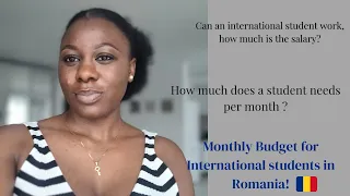 Monthly Budget for international student in Romania|2024|