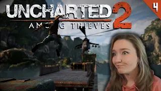 All Aboard the Struggle Train LOL - Uncharted 2 Among Thieves First Playthrough Part 4