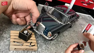 1:18 CLASSİC MERCEDES W108 280SE DETAİL WORKS | NOREV DİECAST MODEL UNBOXİNG