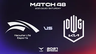 HLE vs. DK | Match48 H/L 02.20 | 2021 LCK Spring Split