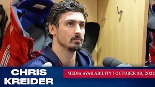 New York Rangers: Chris Kreider Postgame Media Availability | Oct. 20, 2022