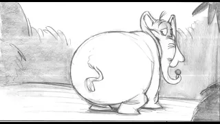 Dr. Seuss’ Horton Hears a Who!: Horton the Elephant Shaking his Butt Storyboarded