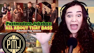 All About That Bass - Postmodern Jukebox European Tour | Vocal Coach and Opera Singer LIVE REACTION!