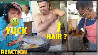 REACTING TO MOST UNHYGIENIC FOOD | ALMOST VOMIT LIVE | MR JUNIOR REACTS