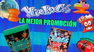 La MEJOR y más NOSTALGICA promoción de los 90's ¡HIELOCOS coca cola PRIMERA generación!