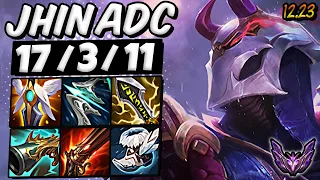 Jhin ADC vs Ezreal / NA Master / Patch 12.23 / Season 12 [ 17 / 3 / 11 ] ✅