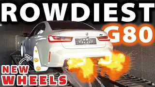 NEW WHEELS - EXHAUST AND FLAMES for my BMW M3 G80 - ROWDIEST M3 Competition ever? OG Schaefchen
