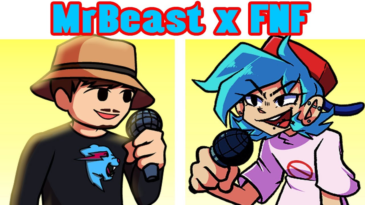 Download Friday Night Funkin' Tall BF VS MrBeast Mod Team Seas (FNF Mod ...