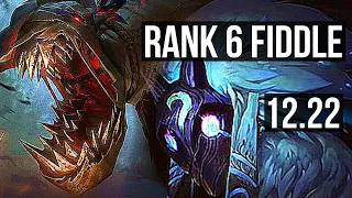 FIDDLESTICKS vs KINDRED (JNG) | 9/1/9, Rank 6 Fiddle, Legendary, 300+ games | KR Master | 12.22