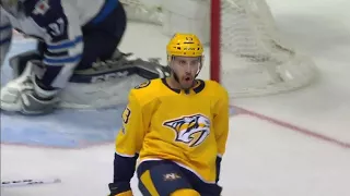 Predators' Bonino with great individual effort after Subban's long distance pass