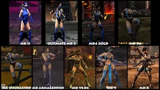 Mortal Kombat KITANA Graphic Evolution 1993-2015 | ARCADE PSX DREAMCAST PS2 PSP XBOX PC | PC ULTRA