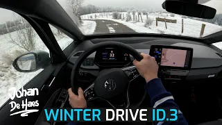 VOLKSWAGEN ID.3 WINTER DRIVING ❄