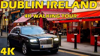 Dublin 4K Narrated Walking Tour Ireland 2024